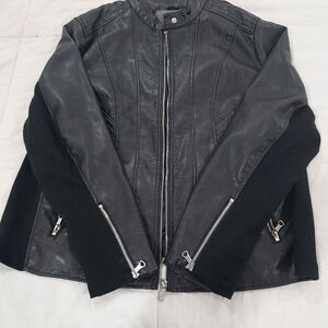 Maurices Black Jacket with Zipper Accents NWT